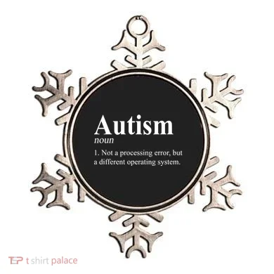 Autism Awareness Not A Processing Error Definition Ornament
