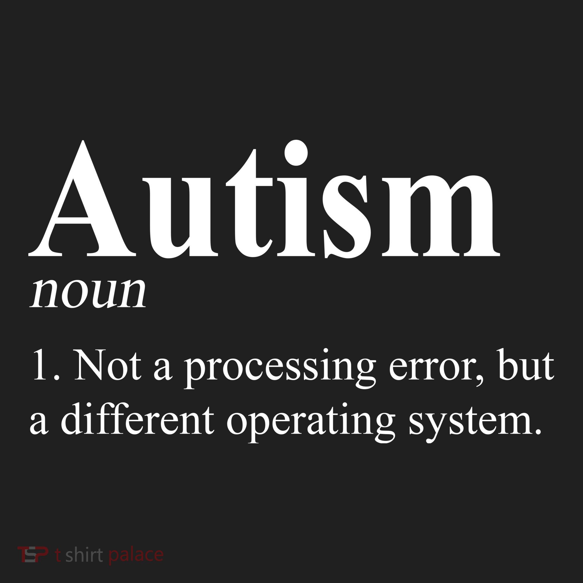 Autism Awareness Not A Processing Error Definition Golf Towel