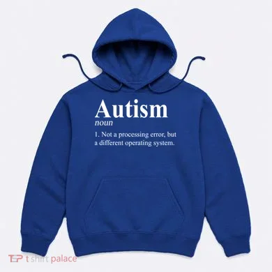 Autism Awareness Not A Processing Error Definition Hoodie