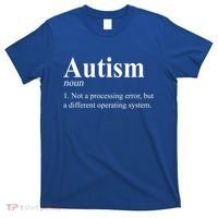 Autism Awareness Not A Processing Error Definition T-Shirt thumb 0