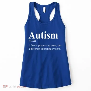 Autism Awareness Not A Processing Error Definition Women's Tank Top