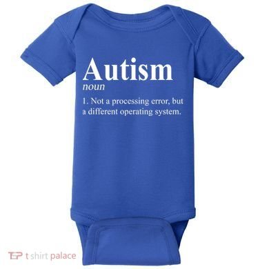 Autism Awareness Not A Processing Error Definition Baby Bodysuit