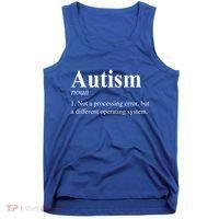 Autism Awareness Not A Processing Error Definition Tank Top thumb 0