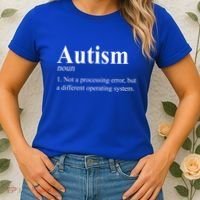 Autism Awareness Not A Processing Error Definition Women's T-Shirt thumb 2