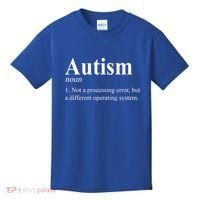 Autism Awareness Not A Processing Error Definition Kids T-Shirt thumb 0