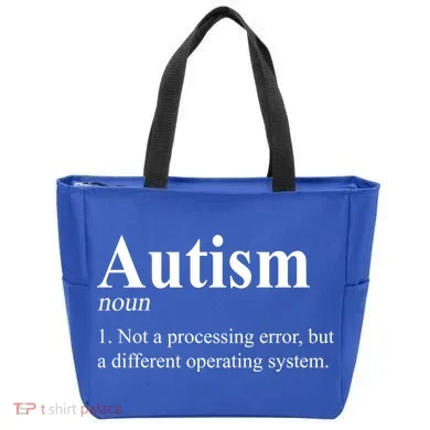 Autism Awareness Not A Processing Error Definition Tote Bag