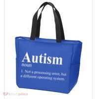 Autism Awareness Not A Processing Error Definition Tote Bag thumb 3