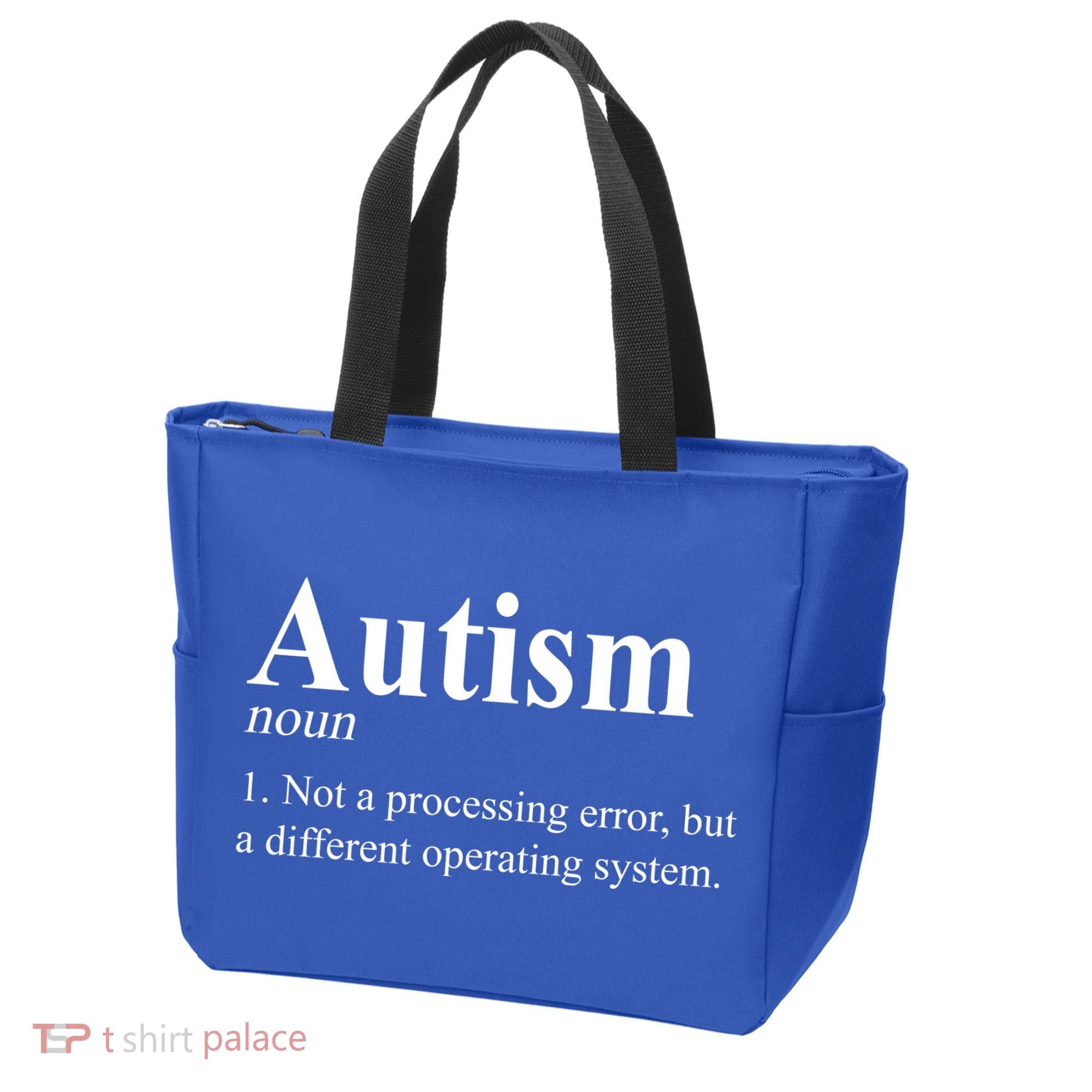 Autism Awareness Not A Processing Error Definition Tote Bag