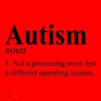 Autism Awareness Not A Processing Error Definition Santa Hat thumb 1