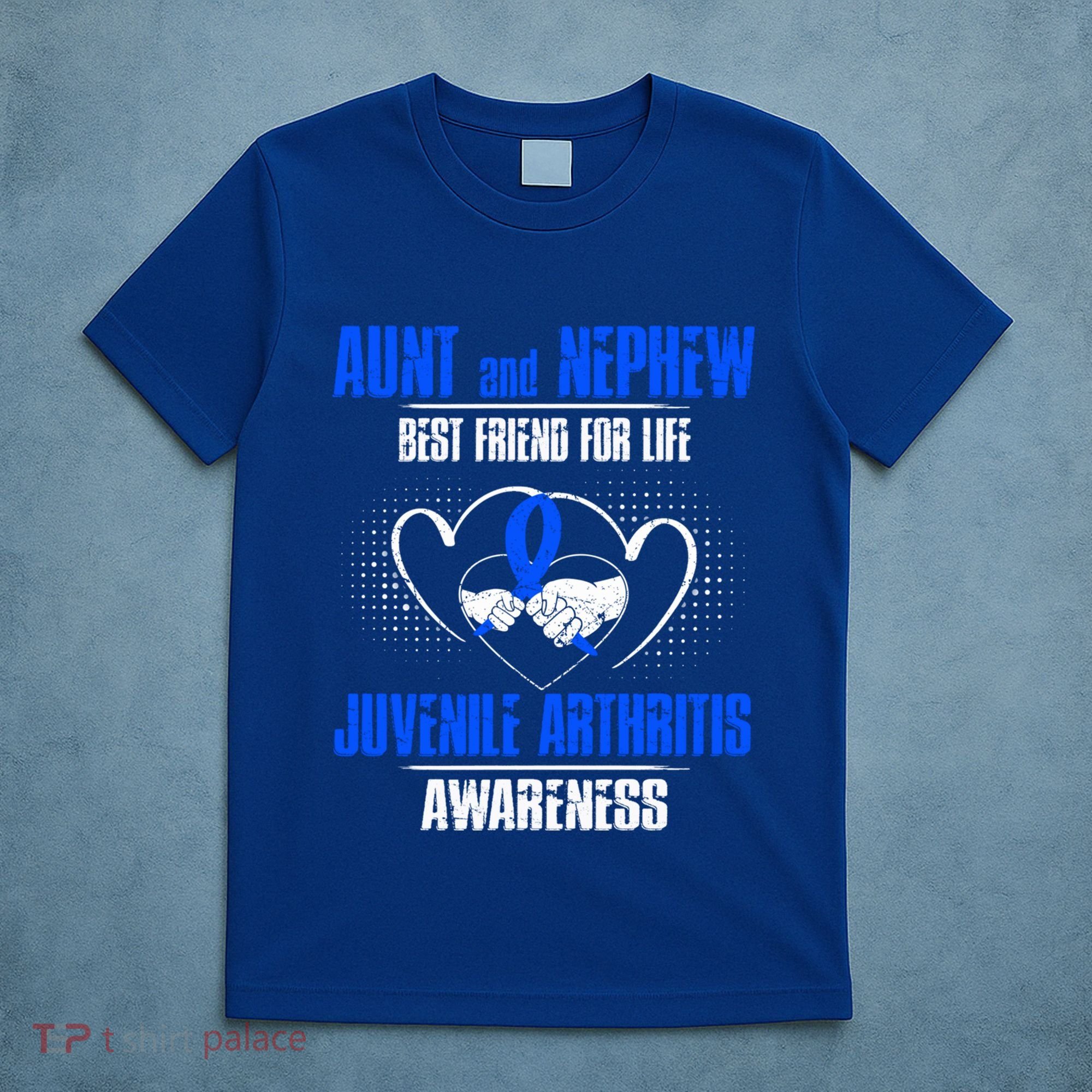 Aunt And Nephew Best Friend Of Life Juvenile Arthritis Cute Gift T-Shirt