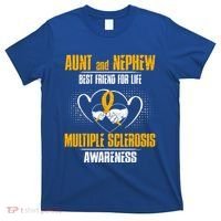 Aunt And Nephew Best Friend Of Life Multiple Sclerosis Cool Gift T-Shirt thumb 0
