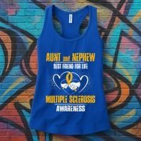 Aunt And Nephew Best Friend Of Life Multiple Sclerosis Cool Gift Women's Tank Top thumb 3