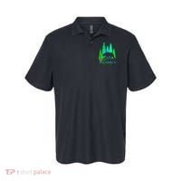 Alaska Alaskan Northern Light Trees With Bear Polo thumb 0