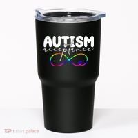Autism Acceptance Neurodiversity Heart Tumbler thumb 0
