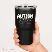 Autism Acceptance Neurodiversity Heart Tumbler thumb 2