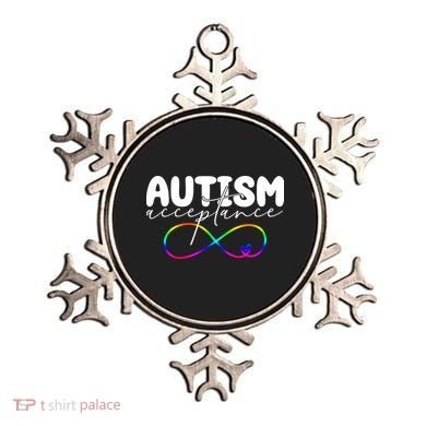 Autism Acceptance Neurodiversity Heart Ornament