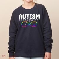 Autism Acceptance Neurodiversity Heart Women's Sweatshirt thumb 0