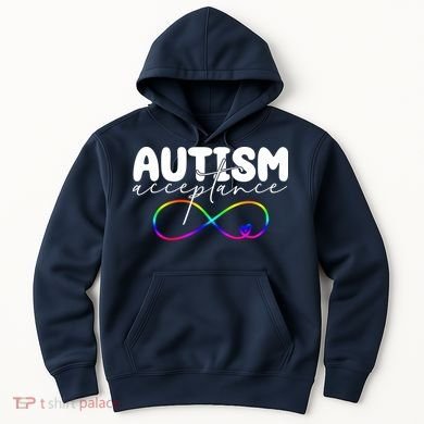 Autism Acceptance Neurodiversity Heart Hoodie