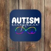 Autism Acceptance Neurodiversity Heart Coaster thumb 0