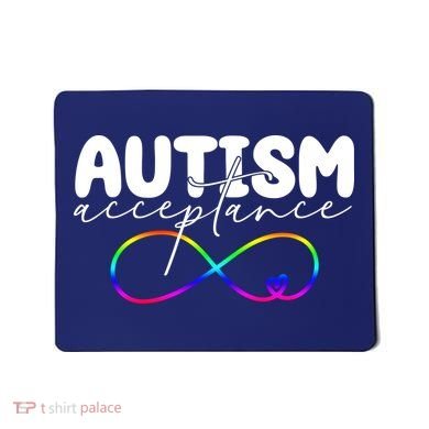 Autism Acceptance Neurodiversity Heart Mousepad
