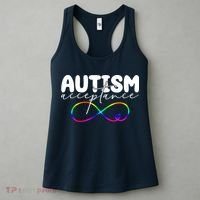 Autism Acceptance Neurodiversity Heart Women's Tank Top thumb 3