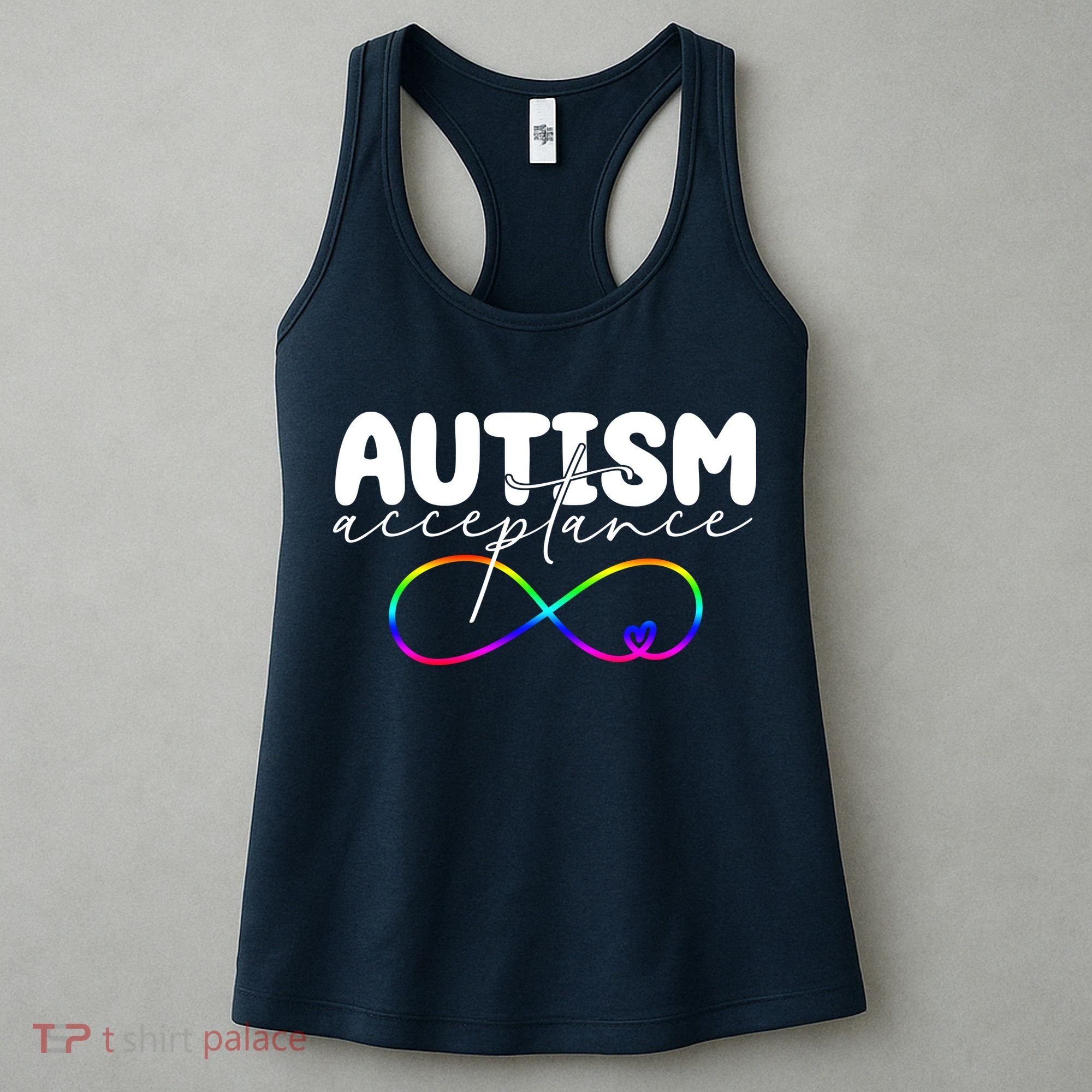 Autism Acceptance Neurodiversity Heart Women's Tank Top