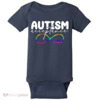 Autism Acceptance Neurodiversity Heart Baby Bodysuit thumb 0