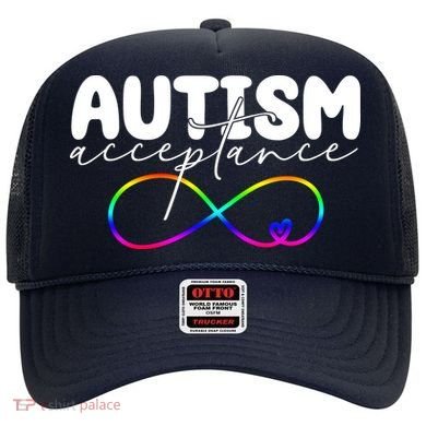 Autism Acceptance Neurodiversity Heart Hat
