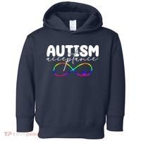 Autism Acceptance Neurodiversity Heart Toddler Hoodie thumb 0