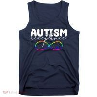 Autism Acceptance Neurodiversity Heart Tank Top thumb 0