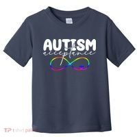 Autism Acceptance Neurodiversity Heart Toddler T-Shirt thumb 0
