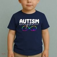 Autism Acceptance Neurodiversity Heart Toddler T-Shirt thumb 2