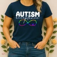 Autism Acceptance Neurodiversity Heart Women's T-Shirt thumb 2