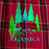 Alaska Alaskan Northern Light Trees With Bear Women's Flannel Plaid Pajama Pants thumb 2