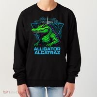 Alligator Alcatraz Neon Cityscape Women's Sweatshirt thumb 0
