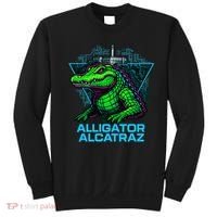 Alligator Alcatraz Neon Cityscape Sweatshirt thumb 0