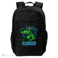 Alligator Alcatraz Neon Cityscape Backpack thumb 0