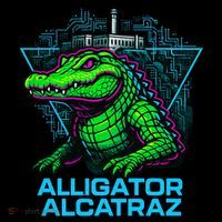 Alligator Alcatraz Neon Cityscape Coffee Mug thumb 5