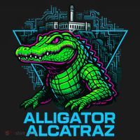 Alligator Alcatraz Neon Cityscape Women's Hoodie thumb 2