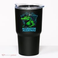 Alligator Alcatraz Neon Cityscape Tumbler thumb 0