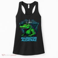 Alligator Alcatraz Neon Cityscape Women's Tank Top thumb 0