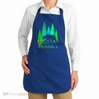 Alaska Alaskan Northern Light Trees With Bear Apron thumb 2