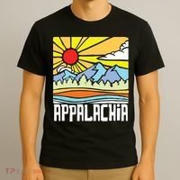 Appalachia Artistic Nature Mountains Vintage Graphic T-Shirt thumb 3