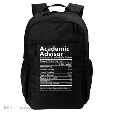 Academic Advisor Nutritional And Undeniable Backpack