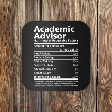 Academic Advisor Nutritional And Undeniable Coaster