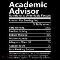 Academic Advisor Nutritional And Undeniable Women's Hoodie thumb 2