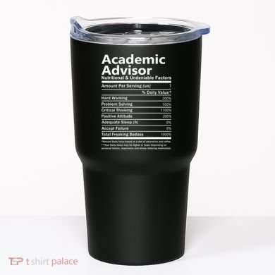 Academic Advisor Nutritional And Undeniable Tumbler