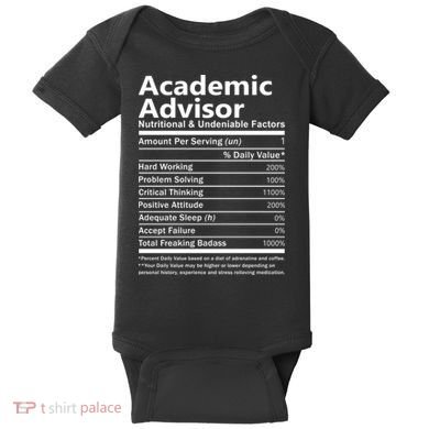 Academic Advisor Nutritional And Undeniable Baby Bodysuit