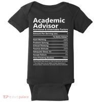 Academic Advisor Nutritional And Undeniable Baby Bodysuit thumb 0