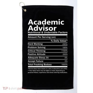 Academic Advisor Nutritional And Undeniable Golf Towel